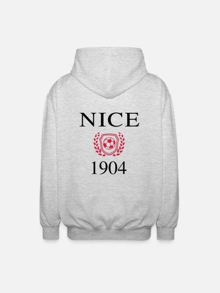 Nice Origin 1904 - Unisex Hooded Jacket - light heather grey