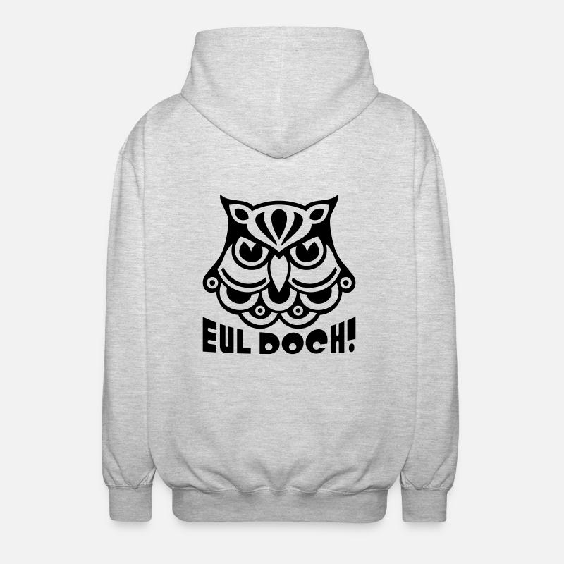 GUE MAIS! - Veste à capuche unisexe - gris clair chiné