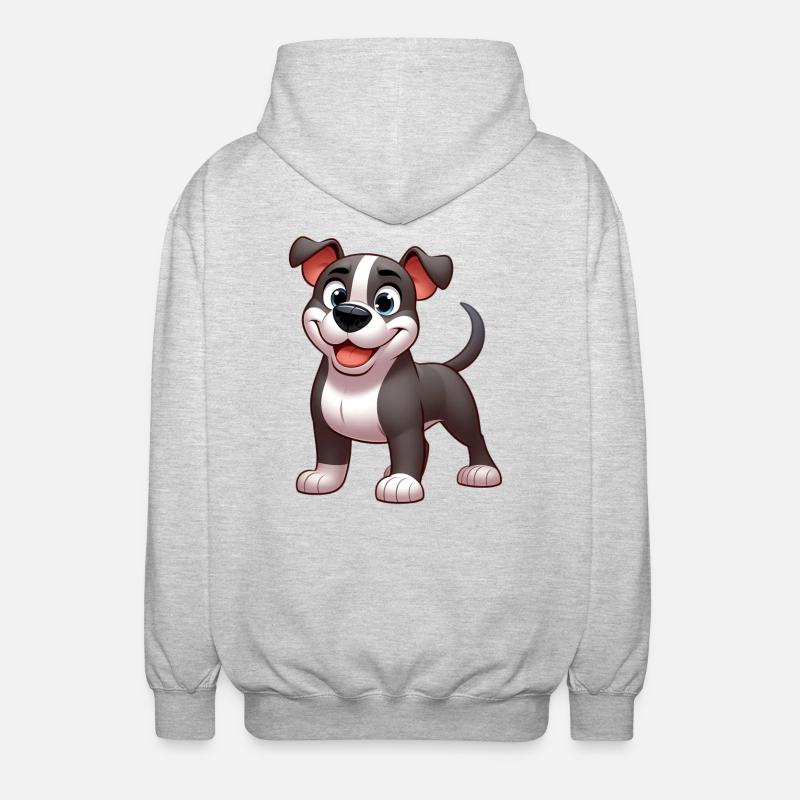 pitbull 5 - Veste à capuche unisexe - gris clair chiné