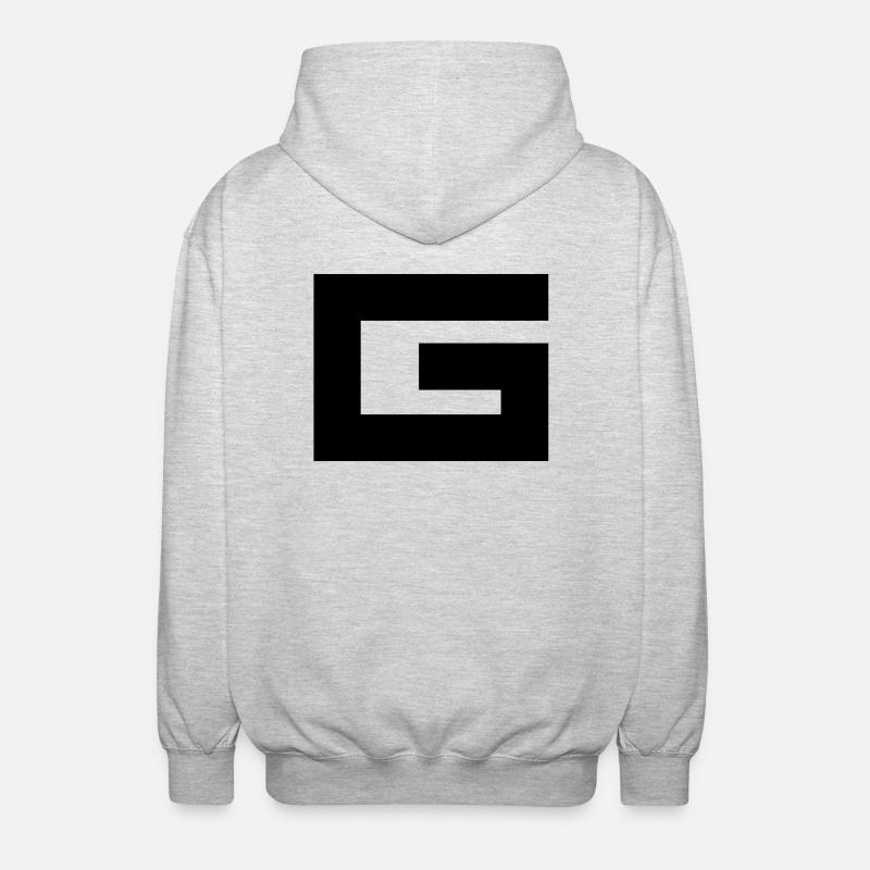 G - Unisex Kapuzenjacke - Hellgrau meliert