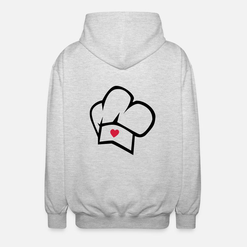 cook - Unisex Hooded Jacket - light heather grey