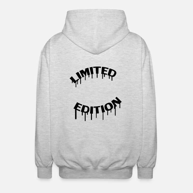Limited Edition Graffiti - Unisex Hooded Jacket - light heather grey