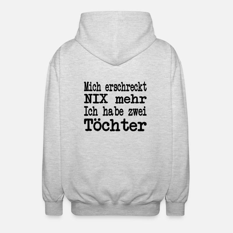 Töchter - Unisex Kapuzenjacke - Hellgrau meliert