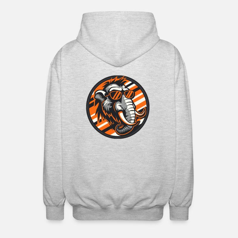 Mammut Comic Cool Sommer - Unisex Kapuzenjacke - Hellgrau meliert