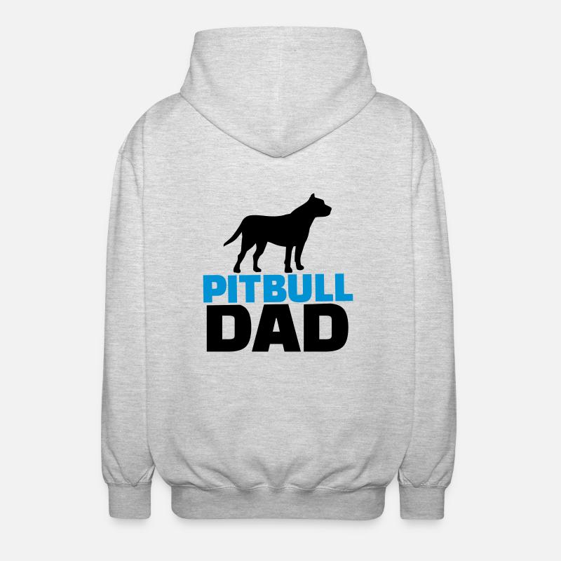 Pitbull - Unisex Kapuzenjacke - Hellgrau meliert