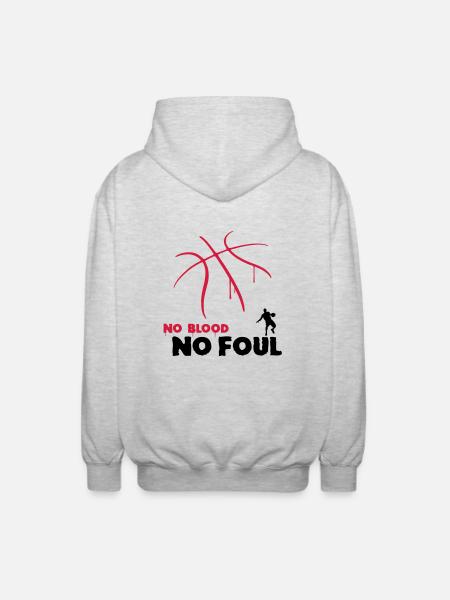 Basketball - Unisex Hooded Jacket - light heather grey