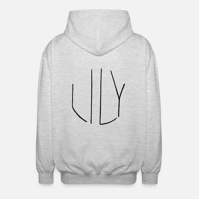 Lys - Veste à capuche unisexe - gris clair chiné