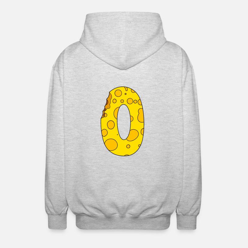 Numéro 0 Digit Cheese - Veste à capuche unisexe - gris clair chiné