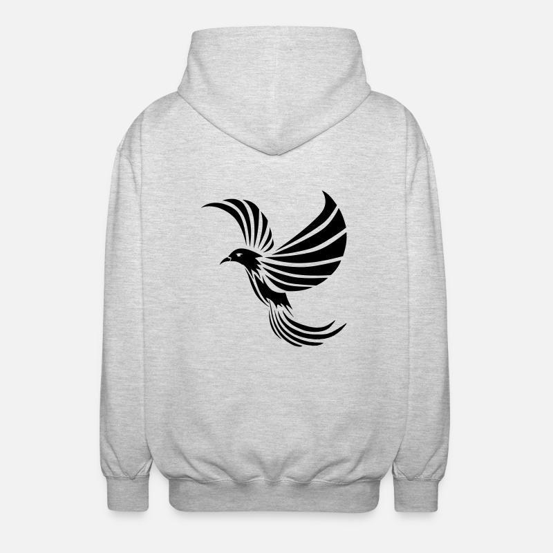 Phoenix by Dk - Veste à capuche unisexe - gris clair chiné