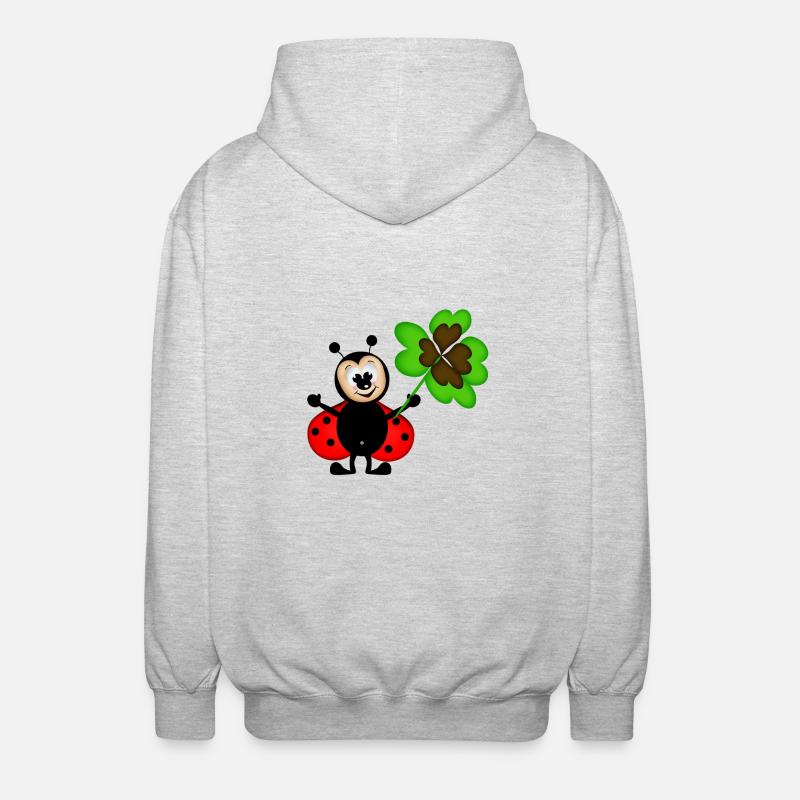 Trèfle de Marini - Veste à capuche unisexe - gris clair chiné