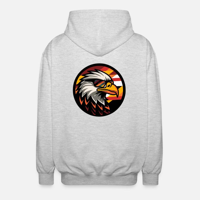 Eagle Comic Cool Summer - Unisex Hooded Jacket - light heather grey