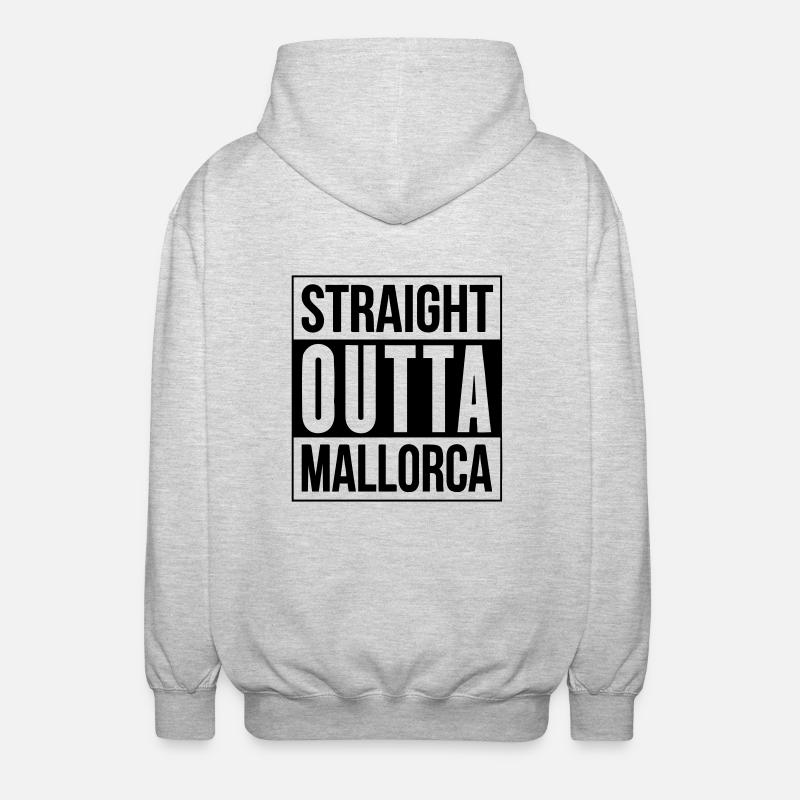 MALLORCA - Unisex Kapuzenjacke - Hellgrau meliert