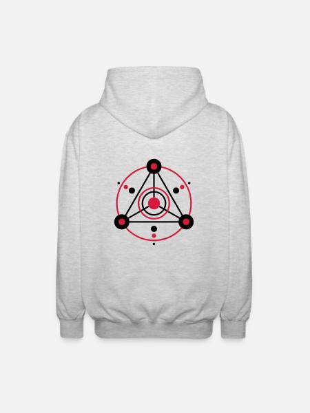 Crop Circle 4 | crop circle - Felpa unisex con cappuccio - grigio chiaro melange