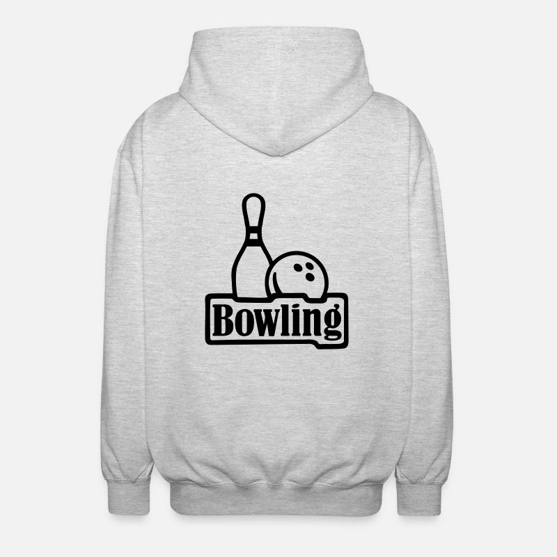 Bowling - Veste à capuche unisexe - gris clair chiné