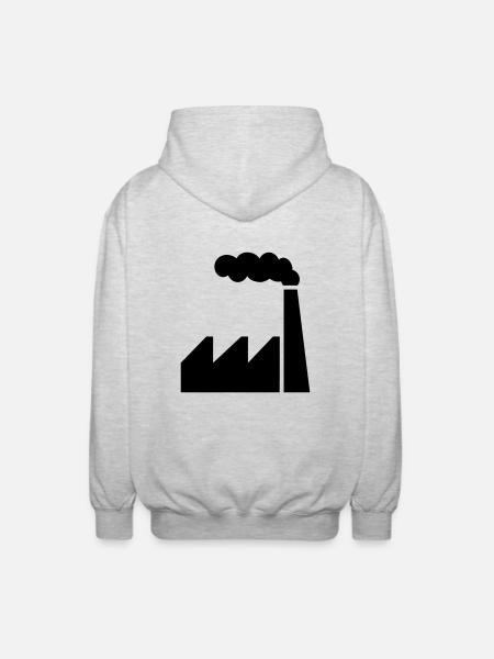 Factory - Unisex Hooded Jacket - light heather grey