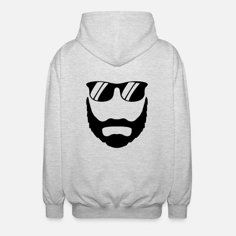 Bart Sunglasses - Unisex Hooded Jacket - light heather grey