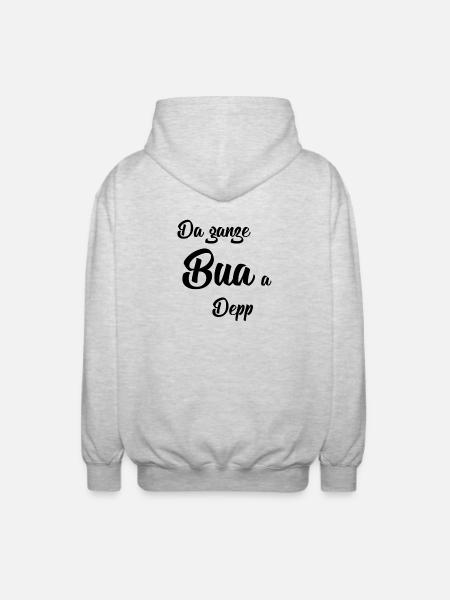 Since whole Bua a Depp - Unisex Hooded Jacket - light heather grey