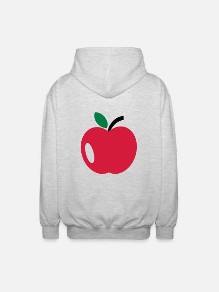 apple - Unisex Hooded Jacket - light heather grey