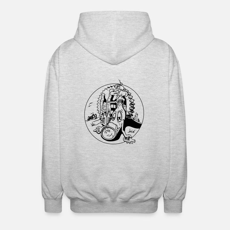 Lay Down - Unisex Kapuzenjacke - Hellgrau meliert