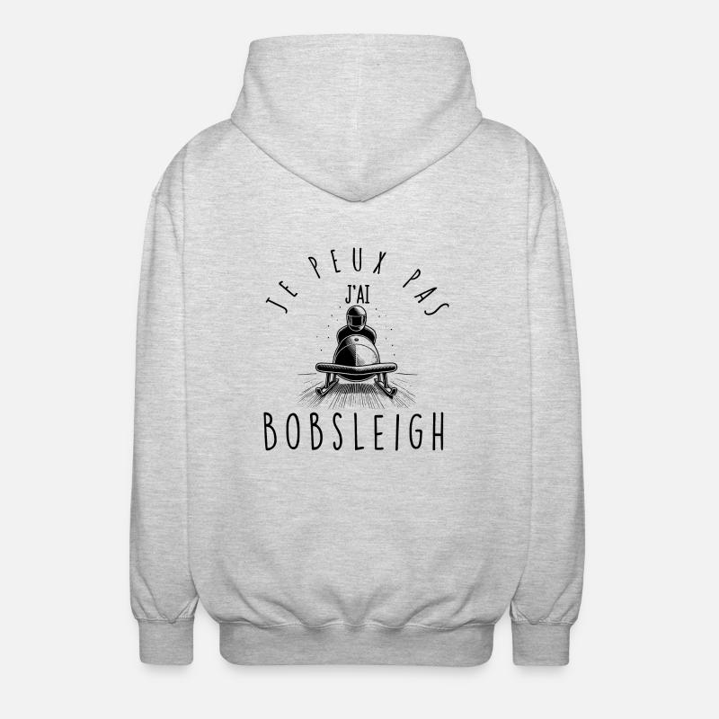 I can't, I have Bobsleigh - Unisex Hooded Jacket - light heather grey