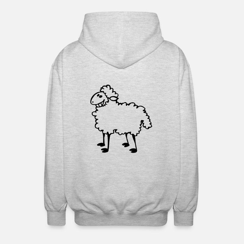 Moutons Shirts - Veste à capuche unisexe - gris clair chiné