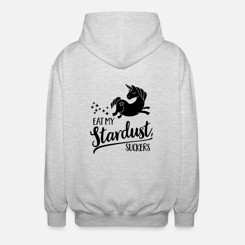 Eat my Stardust, Suckers - Veste à capuche unisexe - gris clair chiné