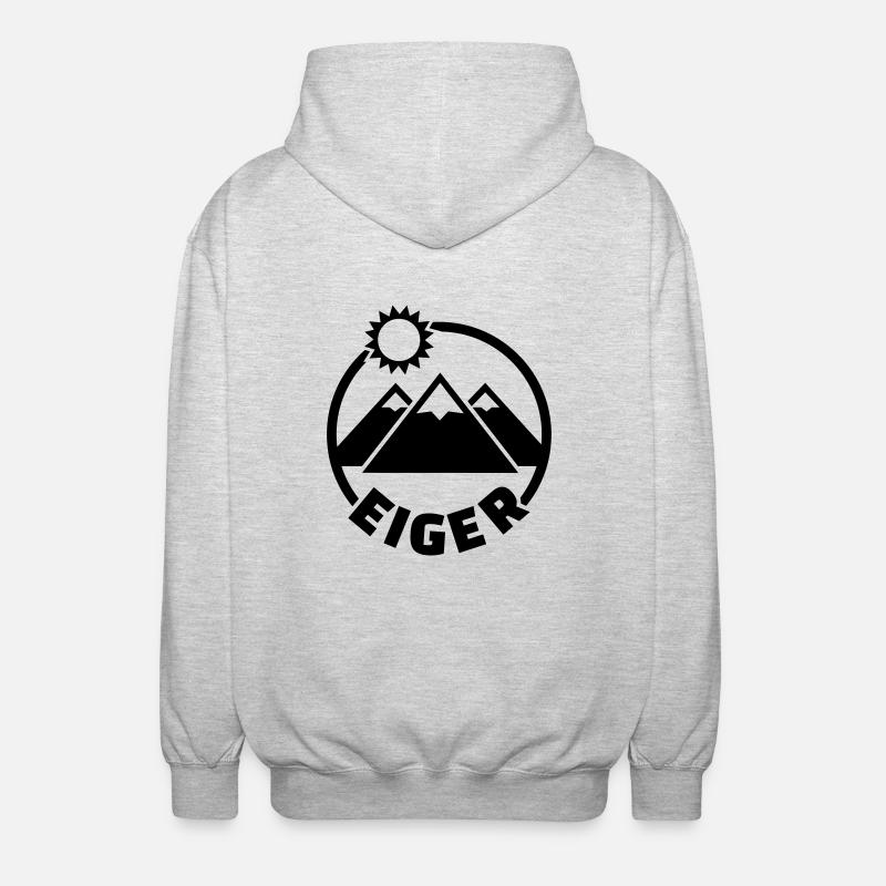 Eiger - Unisex Kapuzenjacke - Hellgrau meliert