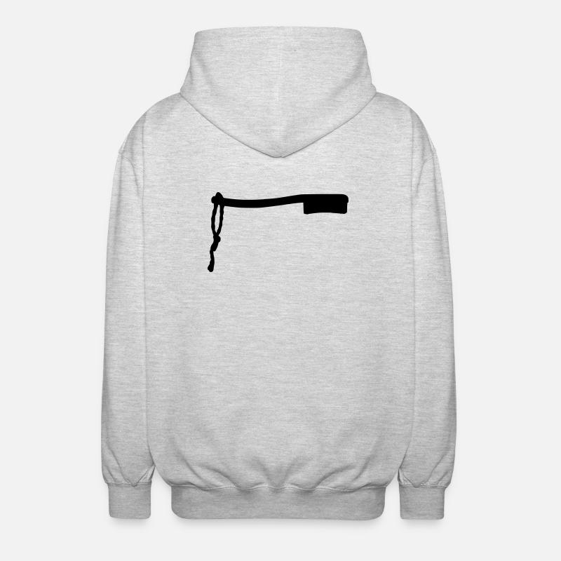 Boulderbrush - Unisex Kapuzenjacke - Hellgrau meliert