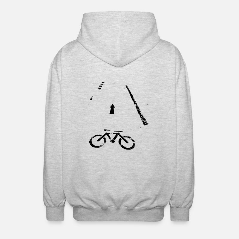 Bicycle - Unisex Kapuzenjacke - Hellgrau meliert