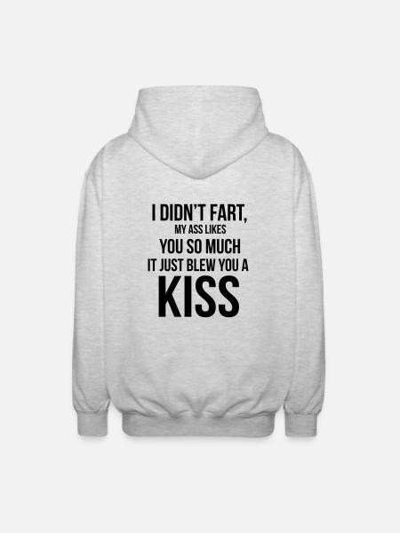 Fart - Unisex Hooded Jacket - light heather grey