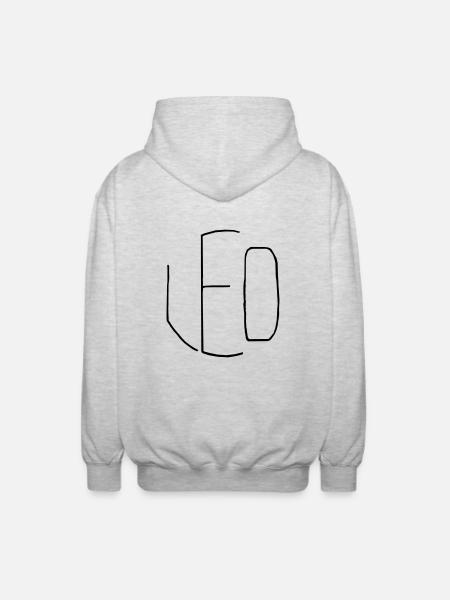 Leo - Unisex Hooded Jacket - light heather grey
