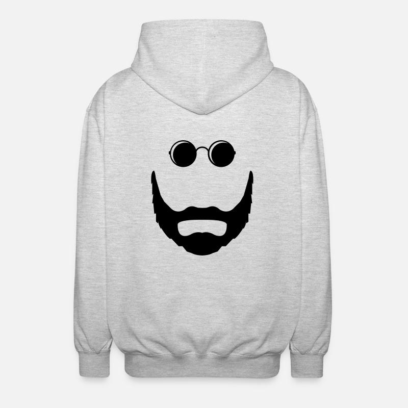 Bart Sunglasses - Unisex Hooded Jacket - light heather grey