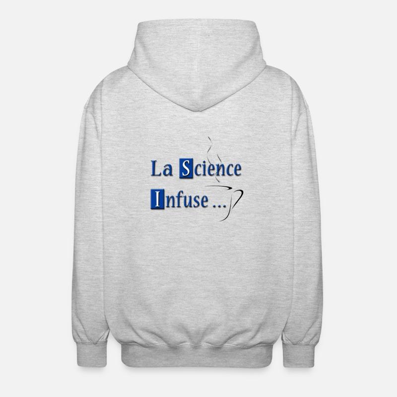Science Infuse - Unisex Hooded Jacket - light heather grey