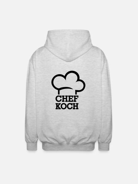 Chef - Unisex Hooded Jacket - light heather grey