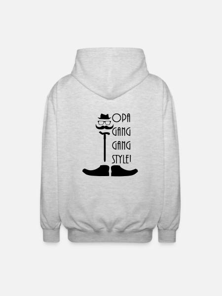 opa transition nam - Unisex Hooded Jacket - light heather grey