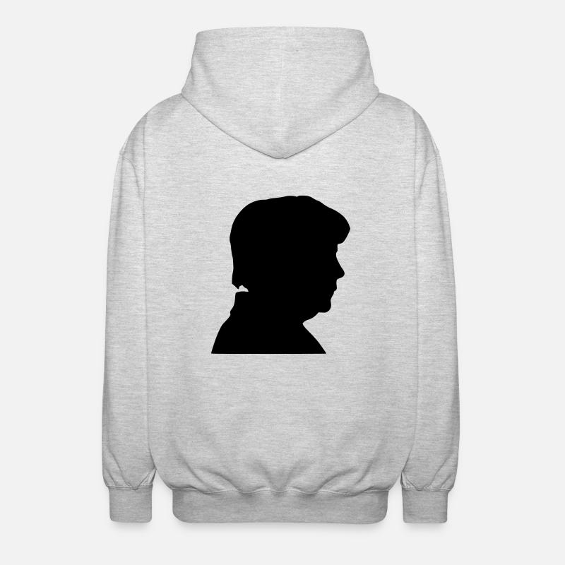 angie - Unisex Kapuzenjacke - Hellgrau meliert