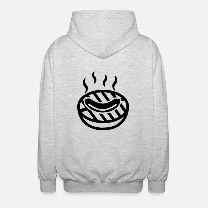 Grill - Veste à capuche unisexe - gris clair chiné