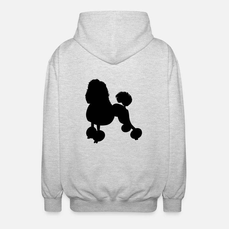 puddel - Unisex Kapuzenjacke - Hellgrau meliert
