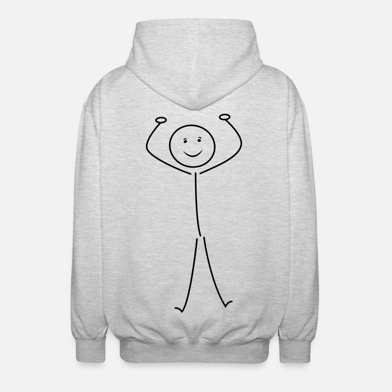 Strichmann - Unisex Hooded Jacket - light heather grey