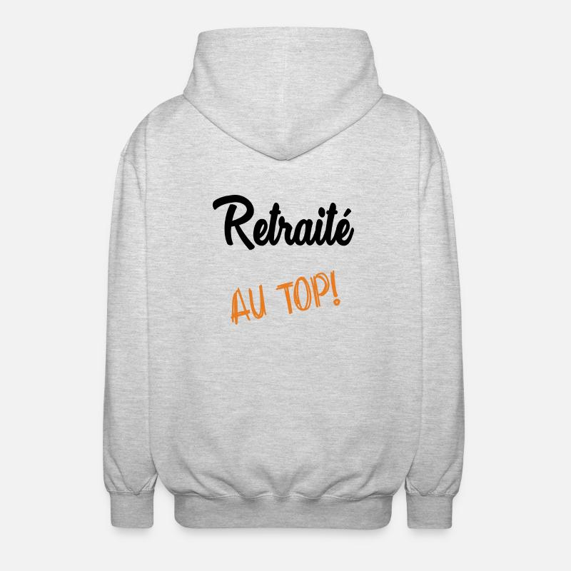 RUHESTAND - Unisex Kapuzenjacke - Hellgrau meliert