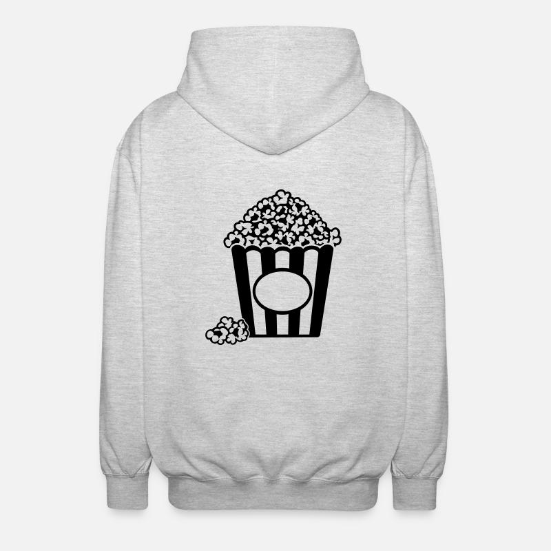 Pop-corn - Veste à capuche unisexe - gris clair chiné