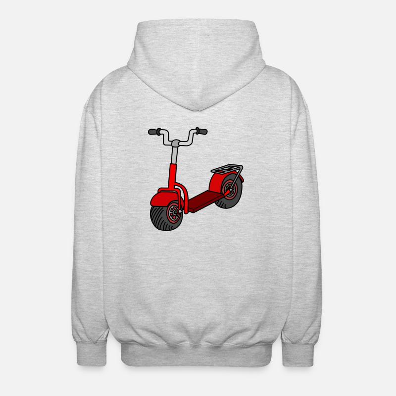 Kick Roller - Unisex Kapuzenjacke - Hellgrau meliert