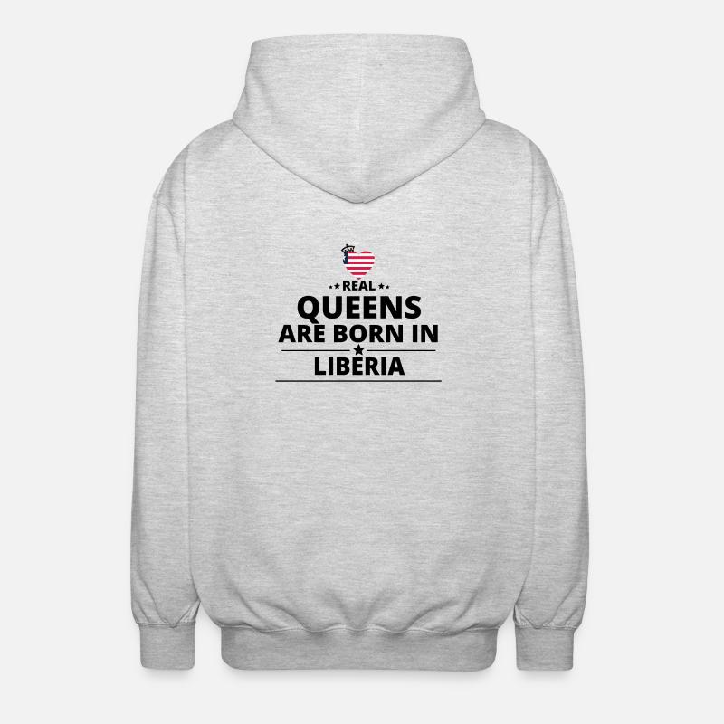 DON DE QUEENS AMOUR LIBERIA - Veste à capuche unisexe - gris clair chiné