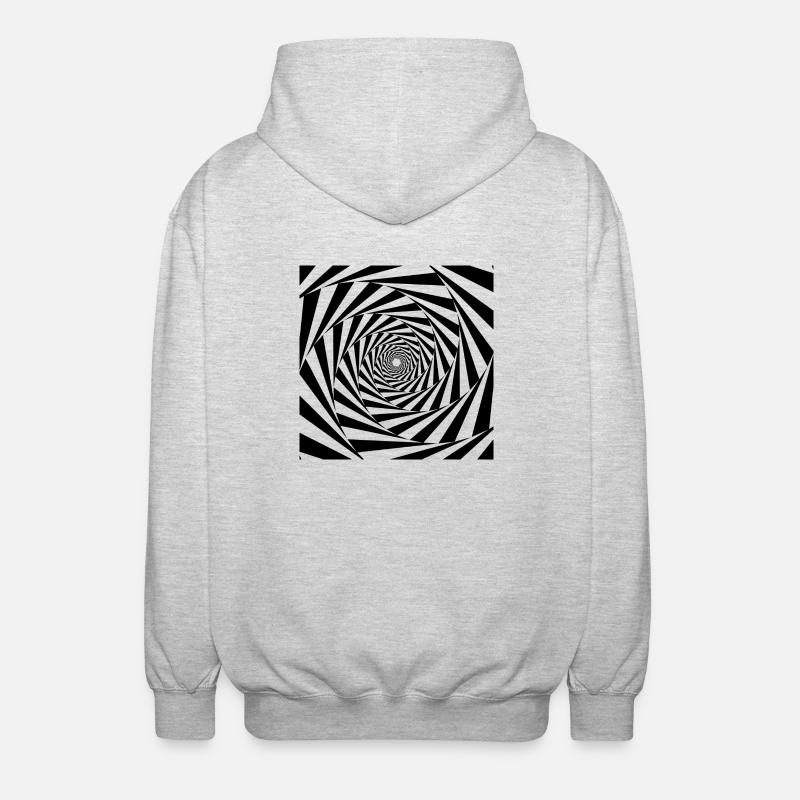 spirale - Veste à capuche unisexe - gris clair chiné
