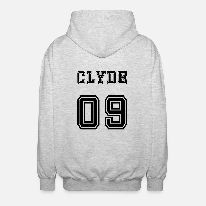 Clyde Dos - Veste à capuche unisexe - gris clair chiné