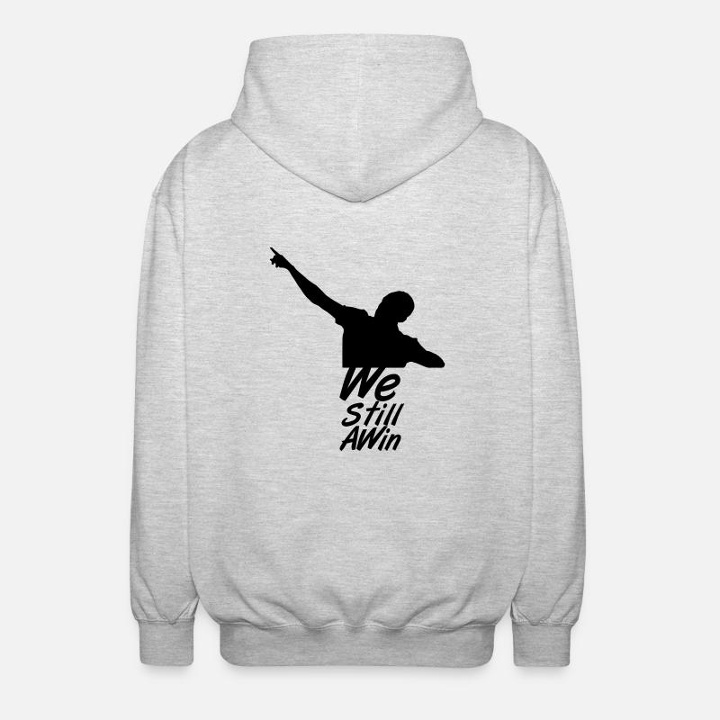 We Still A Win - Veste à capuche unisexe - gris clair chiné