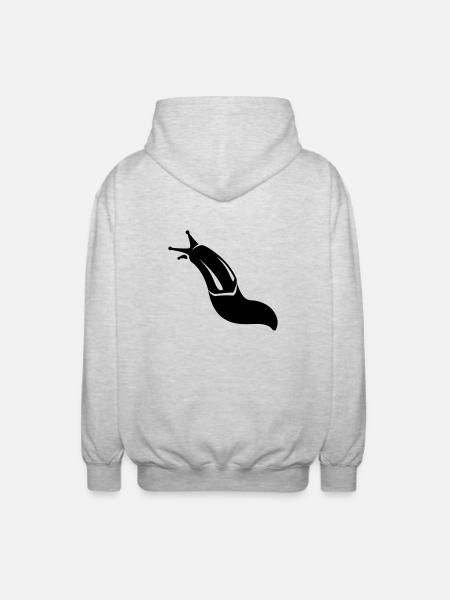 slug - Unisex Hooded Jacket - light heather grey