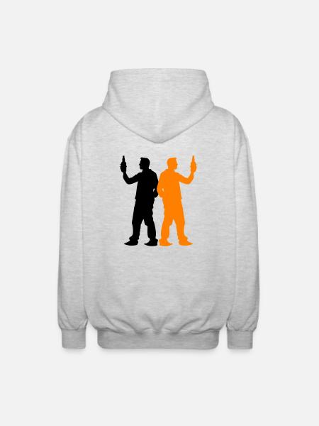 Bachelor Party Crew Group - Unisex Hooded Jacket - light heather grey
