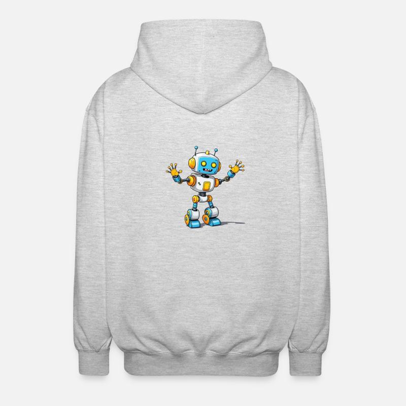 Algorithme de motivation - Veste à capuche unisexe - gris clair chiné