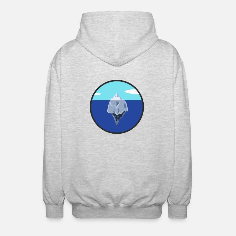 Thechillmethode - Unisex Kapuzenjacke - Hellgrau meliert